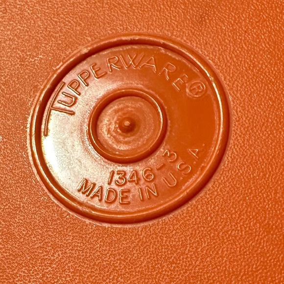 Vintage Tupperware Burnt Orange Seal-N-Serve 4-Piece SET - Picture 6 of 12